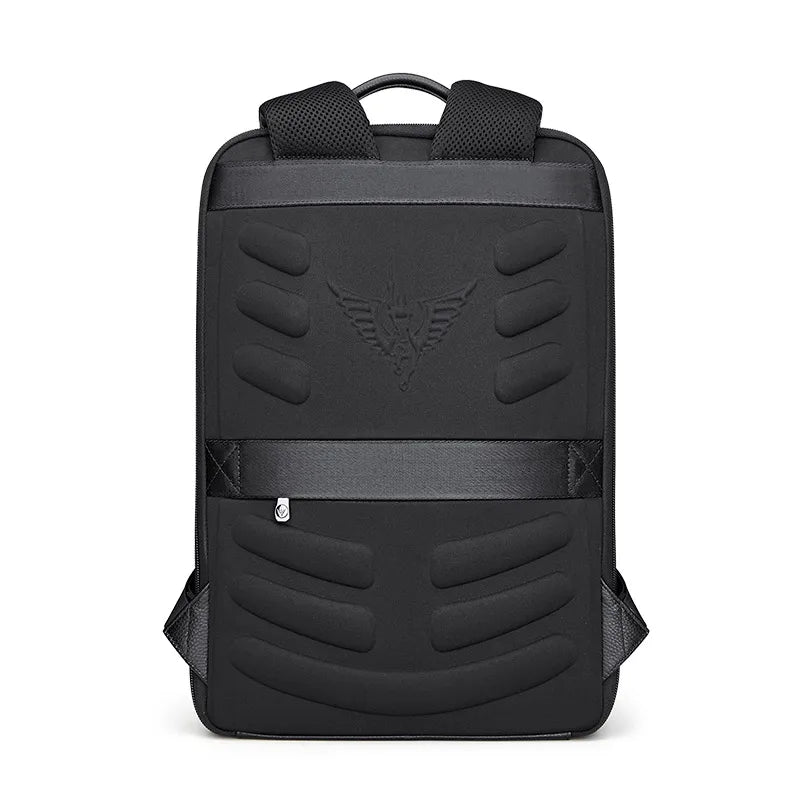 Mochila Masculina de Couro Genuíno William Polo – Modelo Executivo com Tecnologia USB