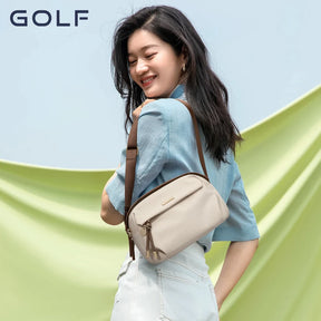 Golf-Bolsa transversal pequena e leve para mulher, elegante