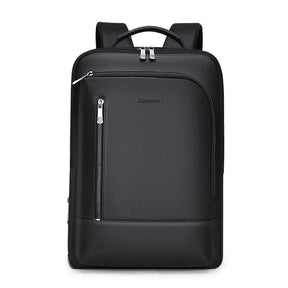 Mochila Masculina de Couro Genuíno William Polo – Modelo Executivo com Tecnologia USB