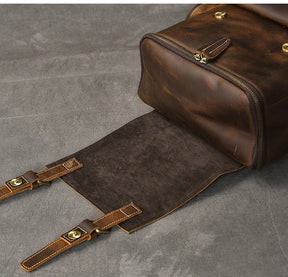 Mochila Masculina de Couro Legítimo para Notebook – Modelo Horse!