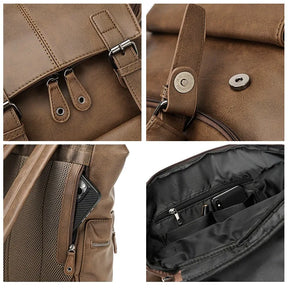 Mochila Executiva para Viagem de Couro – Modelo Executivo