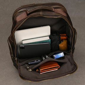 Mochila de Couro Masculina Executiva Prime para Notebook!