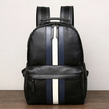 Mochila Masculina de Couro Genuíno para Notebook – Modelo Paris