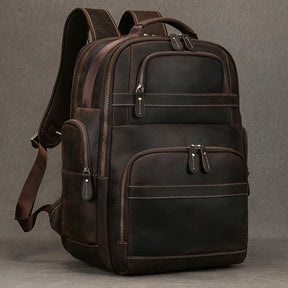 Mochila de Couro Masculina Executiva Prime para Notebook!