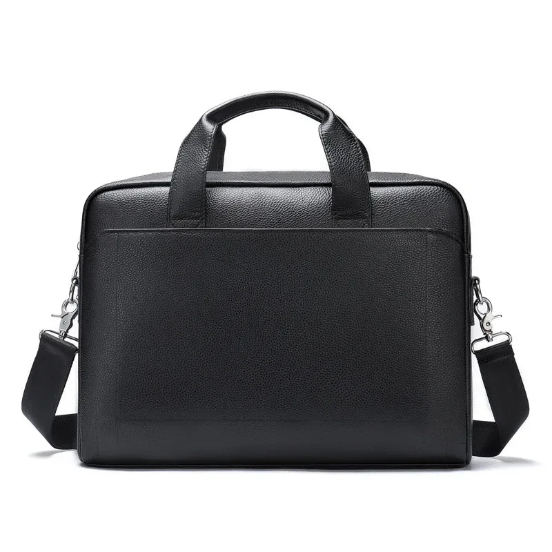 Pasta Masculina de Couro para Notebook Executiva – Modelo Bolsa de Mão ou Ombro!