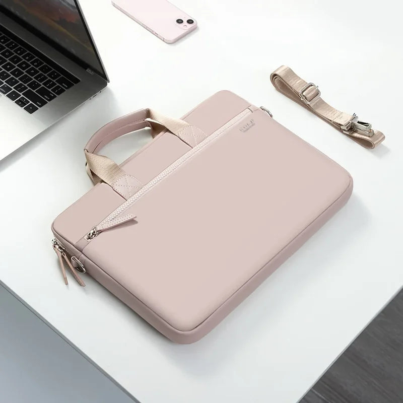 Bolsa de Mão Feminina Golf de Couro Sintético Empresarial para Notebook!