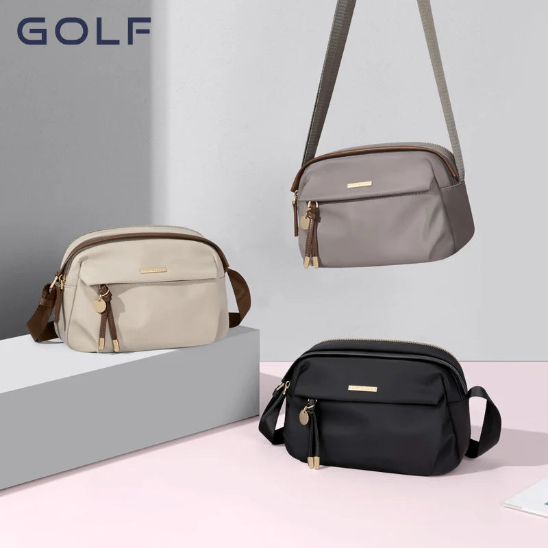 Golf-Bolsa transversal pequena e leve para mulher, elegante