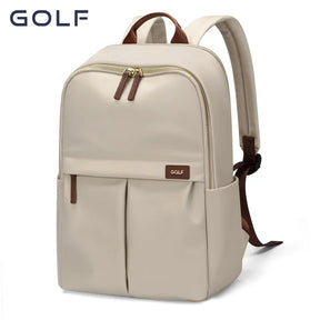 GOLF-mochila escolar estética para mulheres, mochilas para laptop, 16 ", 15", simples, negócios, viagens, computador, pendulares, alta qualidade