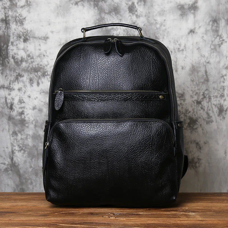 Mochila em Couro Legítimo Vintage Prime