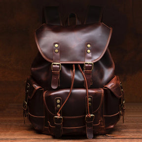 Mochila Masculina de Couro Legítimo Red Prime Soberana – Executiva Premium