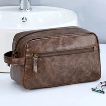 Nécessaire Masculina de Couro Impermeável – Modelo Premium!