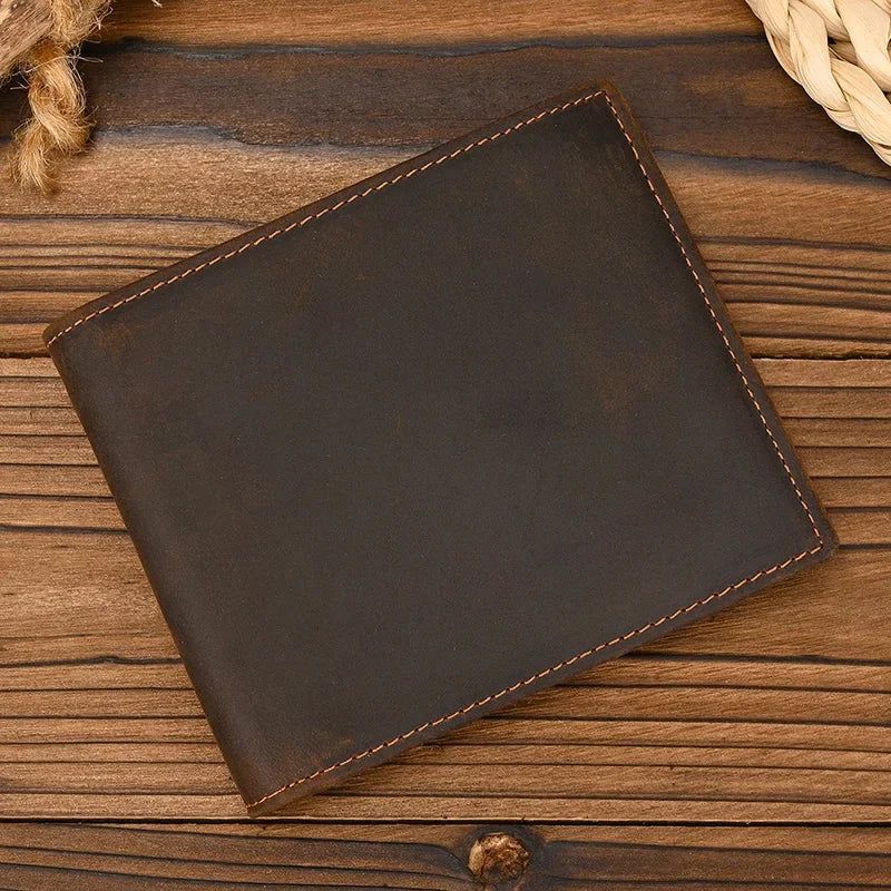 Carteira Masculina de Couro Genuíno – Modelo Minimalist