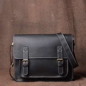 Pasta Masculina de Couro Legítimo – Modelo Mailman