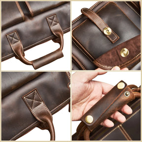 Pasta Masculina de Couro Legítimo Prime Europeia