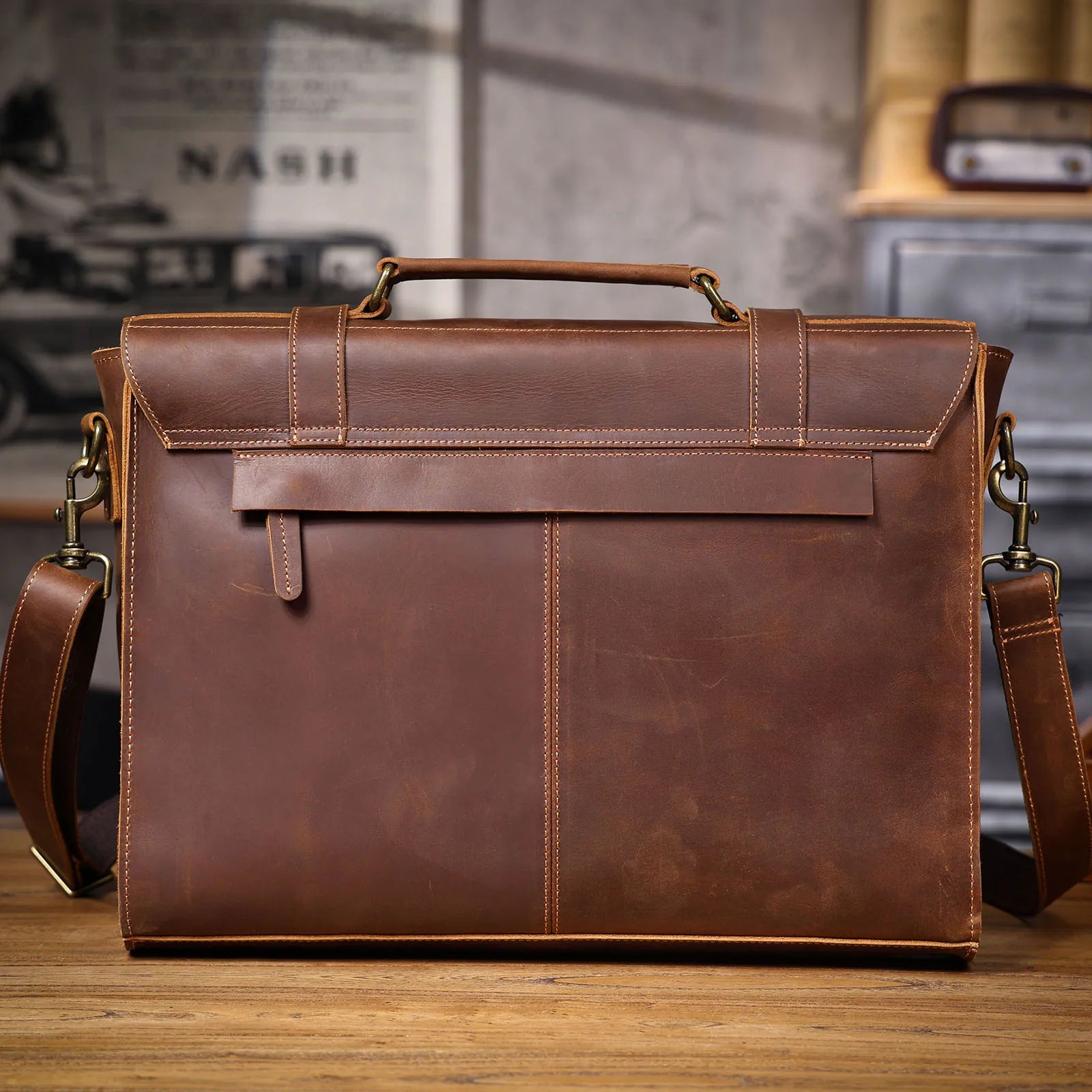 Pasta Masculina Executiva de Couro Legítimo – Modelo Prime