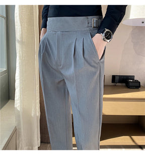 calça masculina Estilo britânico