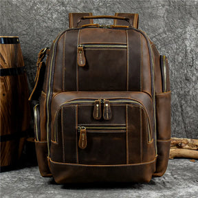 Mochila de Couro para Notebook – Modelo Big Confort
