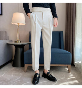 calça masculina Estilo britânico