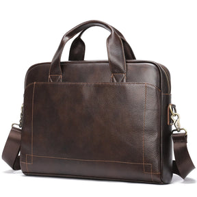 Pasta Masculina de Couro para Notebook Executiva – Modelo Bolsa de Mão ou Ombro!