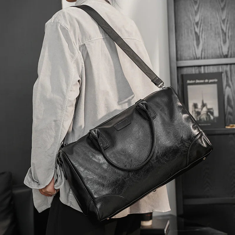 Mala de Viagem Executiva de Couro – Modelo All Black