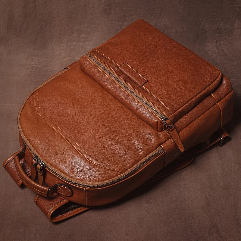 Mochila de Couro Exclusiva Prime Elite