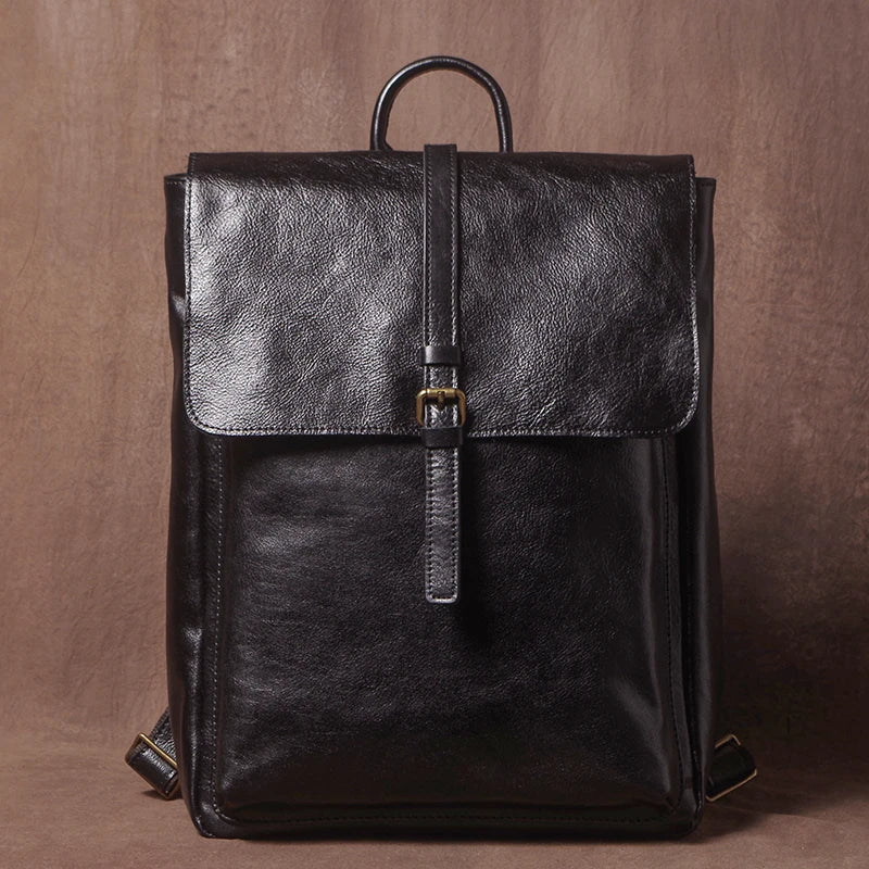 Mochila de Couro Legítimo Linha Prime Retro