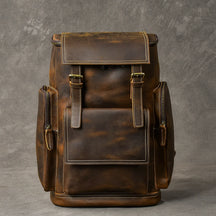 Mochila Masculina de Couro Legítimo para Notebook – Modelo Horse!