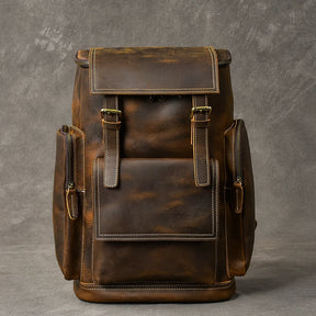 Mochila Masculina de Couro Legítimo para Notebook – Modelo Horse!
