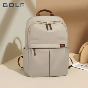 GOLF-mochila escolar estética para mulheres, mochilas para laptop, 16 ", 15", simples, negócios, viagens, computador, pendulares, alta qualidade