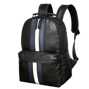 Mochila Masculina de Couro Genuíno para Notebook – Modelo Paris
