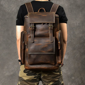 Mochila Masculina de Couro Legítimo para Notebook – Modelo Horse!