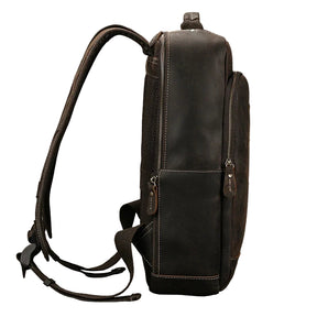 Mochila de Couro Executiva para Notebook com Tecnologia Usb