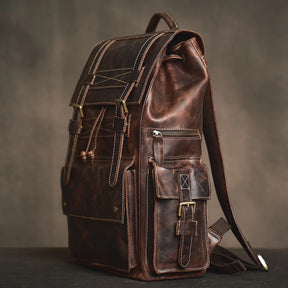Mochila de Couro Genuíno Edição Prime Vanguard