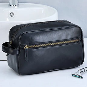 Nécessaire Masculina de Couro Impermeável – Modelo Premium!