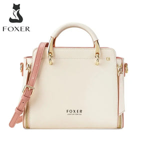Bolsa Feminina Foxer de Couro Personalizado Premium-Modelo Bolsa de Mão