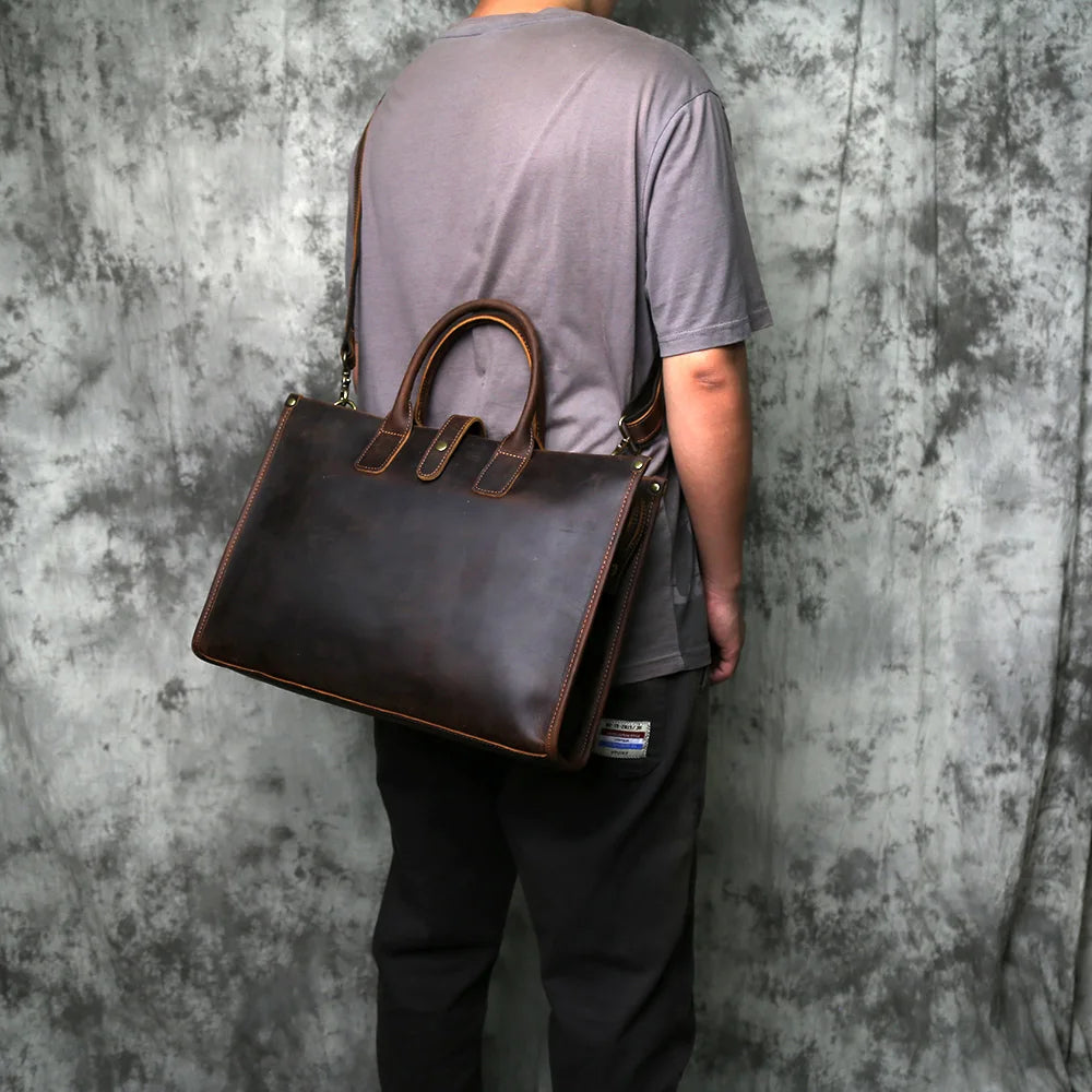 Bolsa de Couro Masculina Executiva