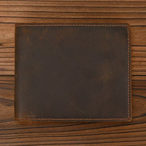 Carteira Masculina de Couro Genuíno – Modelo Minimalist