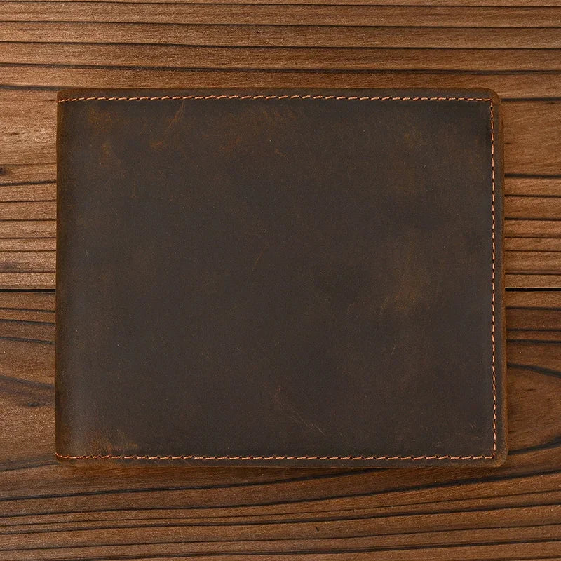 Carteira Masculina de Couro Genuíno – Modelo Minimalist