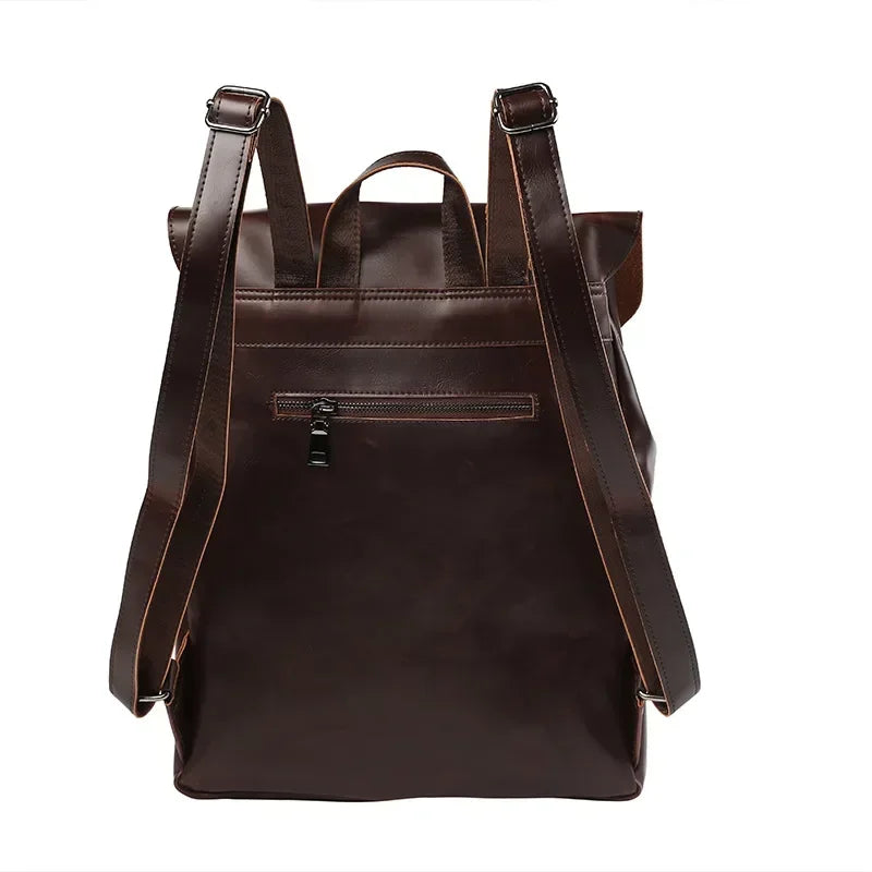 Mochila de Couro Vintage – Modelo Paris