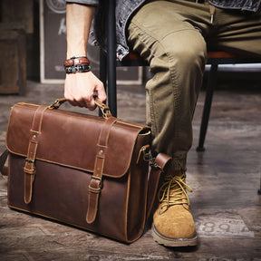 Pasta Masculina Executiva de Couro Legítimo – Modelo Prime