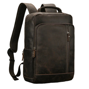 Mochila de Couro Executiva para Notebook com Tecnologia Usb