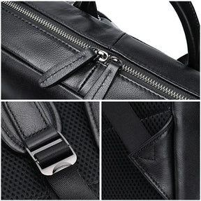 Mochila Masculina Executiva de Couro Legítimo – Modelo Prime