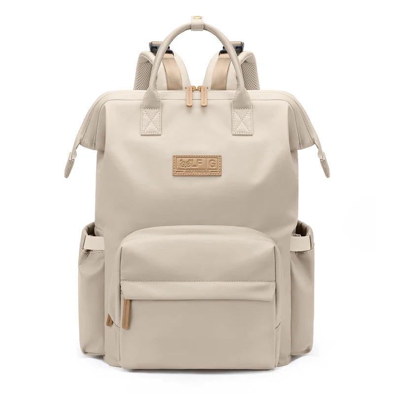 Mochila Feminina de Couro Impermeável Híbrida Golf