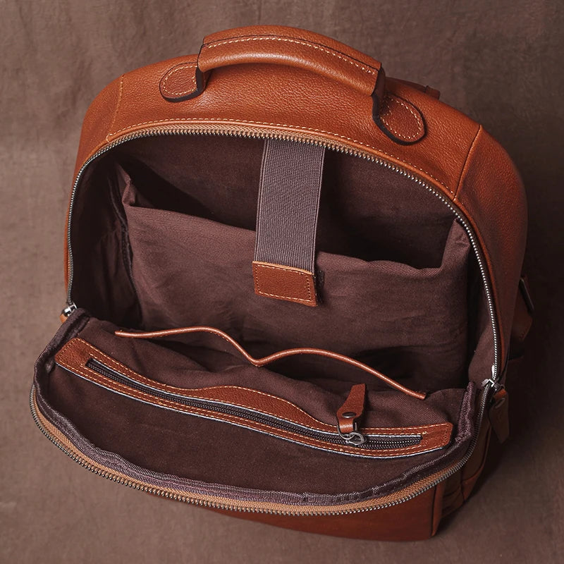 Mochila de Couro Exclusiva Prime Elite
