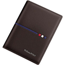 Carteira de Couro Porta-Cartões William Polo – Modelo Italiano