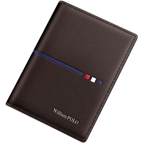 Carteira de Couro Porta-Cartões William Polo – Modelo Italiano