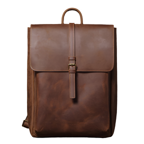 Mochila de Couro Legítimo Linha Prime Retro