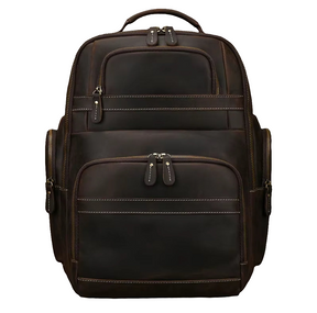 Mochila de Couro Masculina Executiva Prime para Notebook!