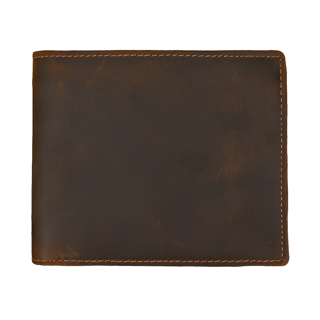 Carteira Masculina de Couro Genuíno – Modelo Minimalist