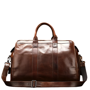 Mala de Viagem de Couro Genuíno – Style Prime Brilliant